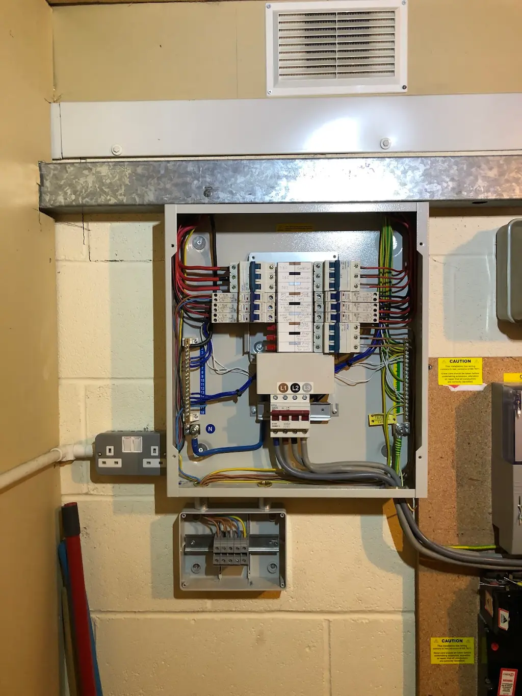 Electrical fuse and wiring work